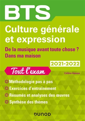 Culture générale et expression, BTS 2021-2022 : de la musique avant toute chose ?, dans ma maison - Céline Vassas