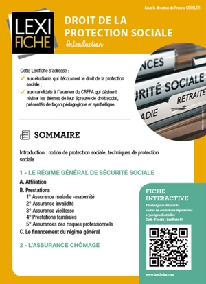 Droit de la protection sociale : introduction