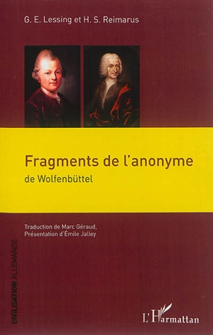 Fragments de l'anonyme de Wolfenbüttel - Gotthold Ephraim Lessing