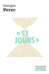 53 jours - Georges Perec