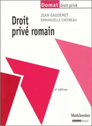 Droit privé romain - Jean Gaudemet