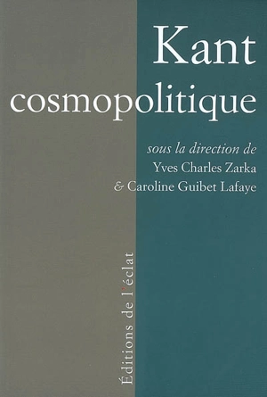 Kant cosmopolitique