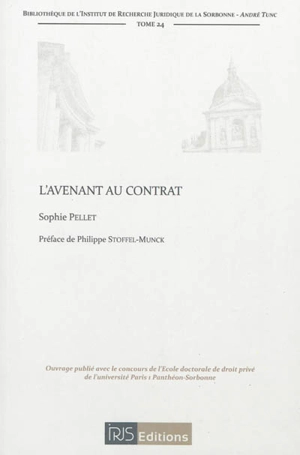 L'avenant au contrat - Sophie Pellet