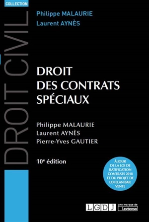 Droit des contrats spéciaux - Philippe Malaurie