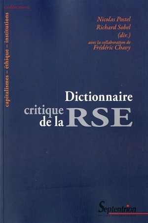 Dictionnaire critique de la RSE