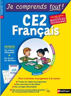 Je comprends tout ! Français CE2, 8-9 ans : nouveau programme - Cécile Charrière