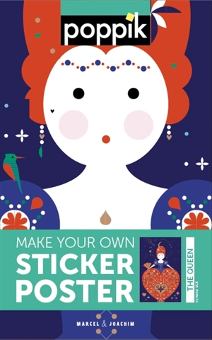 The queen : make your own sticker poster - Atelier SAJE