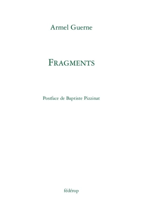 Fragments - Armel Guerne