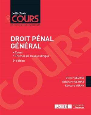 Droit pénal général - Olivier Décima