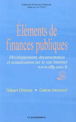 Eléments de finances publiques - Gilbert Orsoni