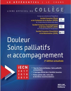 Douleur, soins palliatifs et accompagnement : iECN 2017-2018-2019 - Société française d'étude et de traitement de la douleur