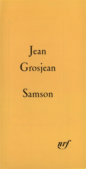 Samson - Jean Grosjean