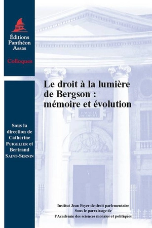 Le droit à la lumière de Bergson : mémoire et évolution