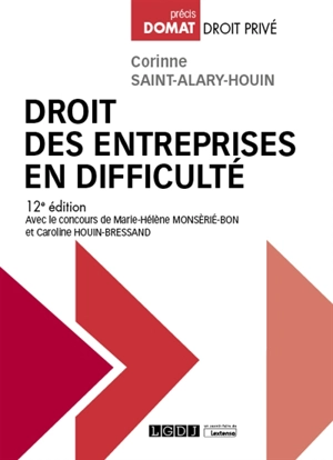 Droit des entreprises en difficulté - Corinne Saint-Alary-Houin