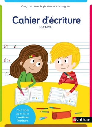 Cahier d'écriture cursive : dyscool, apprentissage facilité : pour aider les enfants à maîtriser l'écriture - Yachar Jusserand