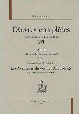 Oeuvres complètes. Vol. 16 - François René de Chateaubriand