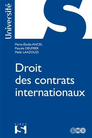 Droit des contrats internationaux - Marie-Elodie Ancel