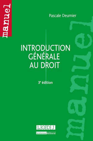 Introduction générale au droit - Pascale Deumier
