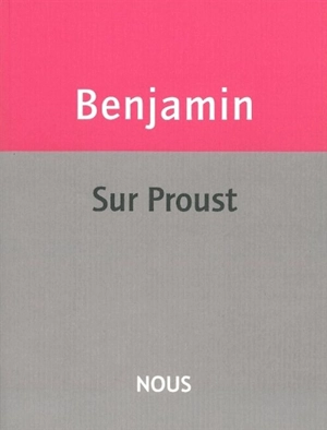 Sur Proust - Walter Benjamin