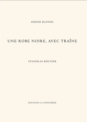 Une robe noire, avec traîne - Didier Blonde