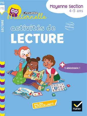 Activités de lecture, moyenne section, 4-5 ans : conforme au programme - Albert Cohen