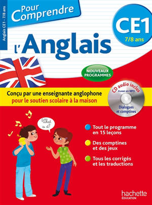 Pour comprendre l'anglais CE1, 7-8 ans : nouveaux programmes - Joanna Le May