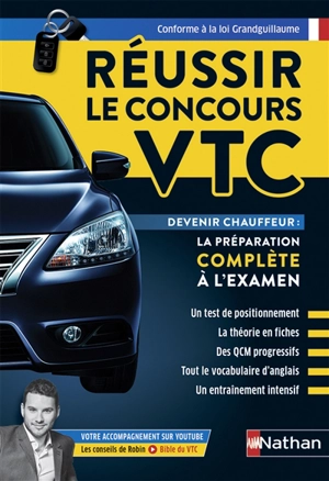 Réussir le concours VTC : devenir chauffeur : la préparation complète à l'examen - Thierry Orval