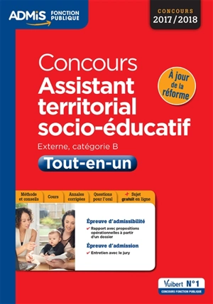 Concours assistant territorial socio-éducatif : externe, catégorie B, tout-en-un : 2017-2018 - Fabienne Geninasca