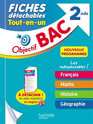 Tout-en-un 2de : fiches détachables : nouveaux programmes