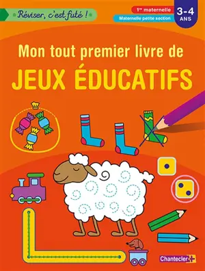 Mon tout premier livre de jeux éducatifs : 1re maternelle, maternelle petite section, 3-4 ans