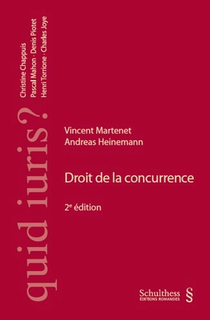 Droit de la concurrence - Vincent Martenet