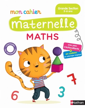 Mon cahier maternelle maths grande section, 5-6 ans - Mariana Vidal