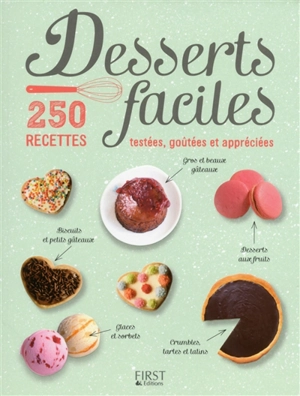 Desserts faciles : 250 recettes testées, goûtées et appréciées