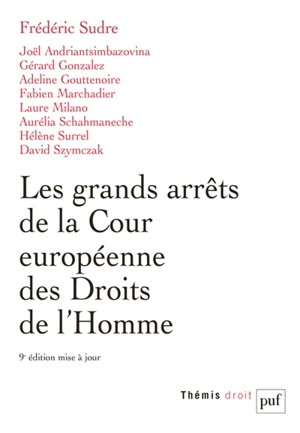 Les grands arrêts de la Cour européenne des droits de l'homme