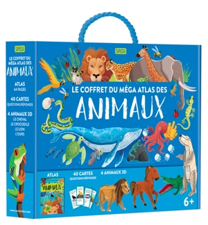 Le coffret du méga atlas des animaux - Giulia Pesavento