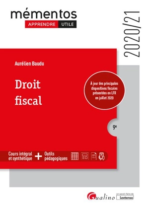 Droit fiscal : 2020-2021 - Aurélien Baudu