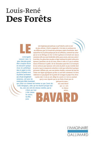 Le Bavard - Louis-René Des Forêts