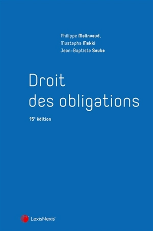 Droit des obligations - Philippe Malinvaud