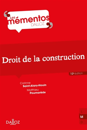 Droit de la construction - Corinne Saint-Alary-Houin