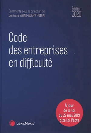 Code des entreprises en difficulté : 2020