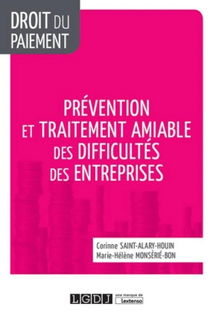 Prévention et traitement amiable des difficultés des entreprises - Corinne Saint-Alary-Houin