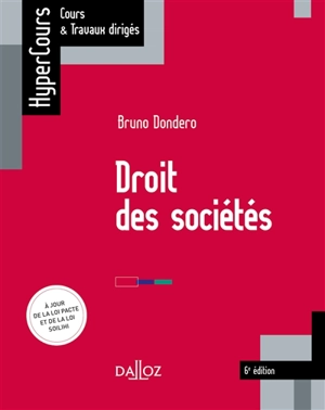 Droit des sociétés - Bruno Dondero