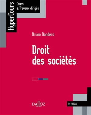 Droit des sociétés - Bruno Dondero