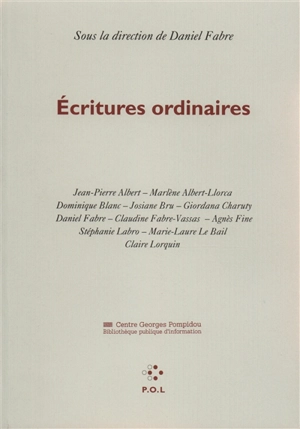 Ecritures ordinaires