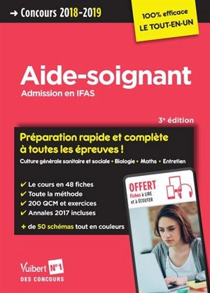 Aide-soignant : admission en IFAS : concours 2018-2019