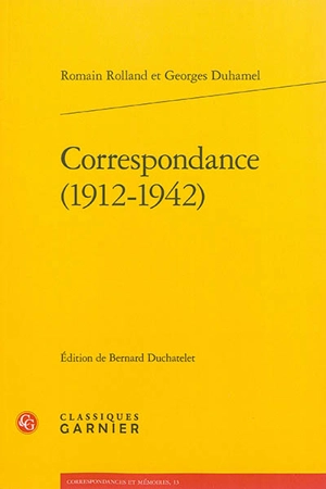 Correspondance (1912-1942) - Romain Rolland