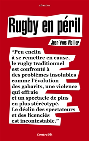 Rugby en péril - Jean-Yves Viollier