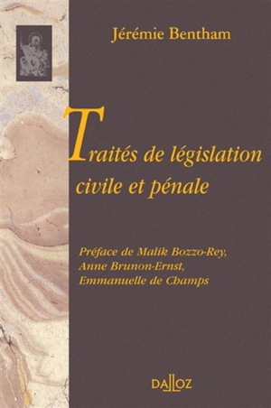 Traités de législation civile et pénale - Jeremy Bentham