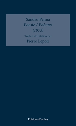 Poesie (1973). Poèmes (1973) - Sandro Penna