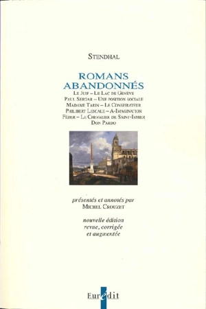 Romans abandonnés - Stendhal